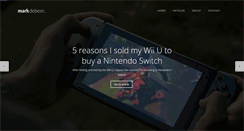 Desktop Screenshot of markdebeer.com